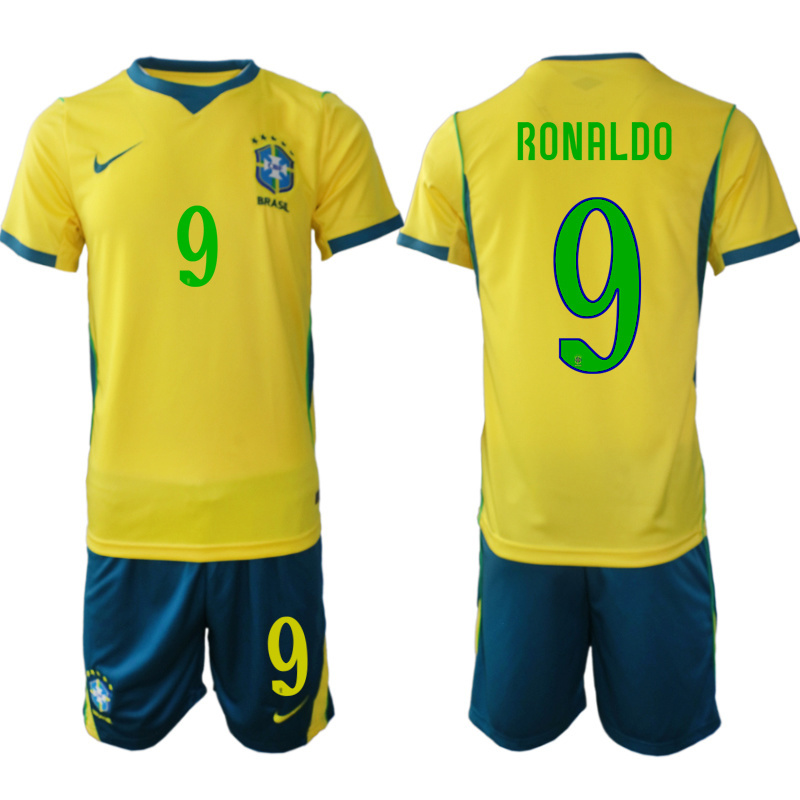 Men Brazil home #1 style 2026 World Cup Soccer jersey
